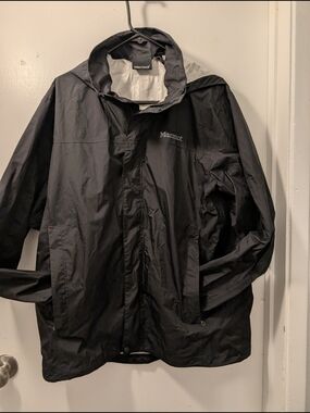 Marmot Men's Black Waterproof Hooded Jacket